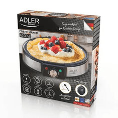 Adler Pekač AD 3058 za pripravo palačink, 30cm, 1600W
