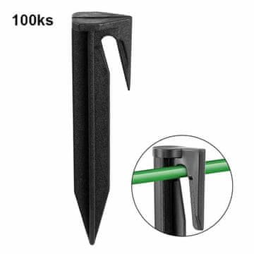 CAB Tools Zatiči, žeblji za pritrditev kabla robotske kosilnice 100 kos