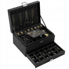 MG Jewelery Organizer škatla za nakit, črna