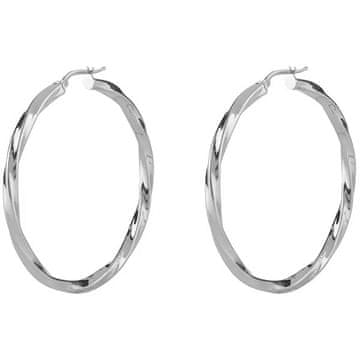 Guess Elegantni obročasti uhani Hoops I Did It Again JUBE04184JWYGT/U