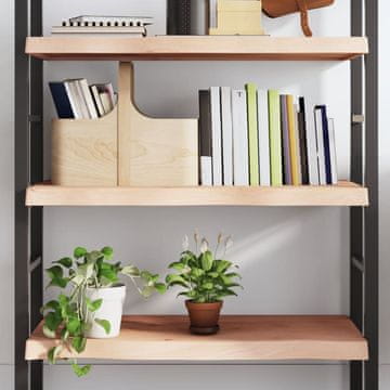 Vidaxl vidaXL Polica, 100x50x(2-6) cm, neobdelan masiven hrastov les
