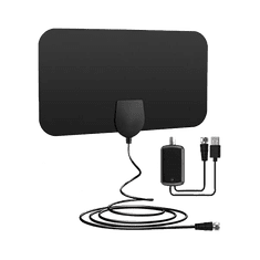 Cool Mango Notranja digitalna antena za tv omogoča dostop do brezplačnih lokalnih programov, televizijski sprejemnik omogoča ogled kanalov brez zunanjih anten in kabelskih povezav, 25 x 25 x 1 cm - Tvantena