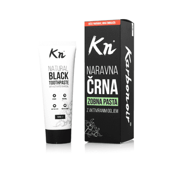 Karbonoir Naravna zobna pasta z aktiviranim ogljem, 75 ml