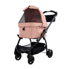 Ibiyaya Ibiyaya Voziček za pse in mačke Cleo Coral Pink FS2191-P