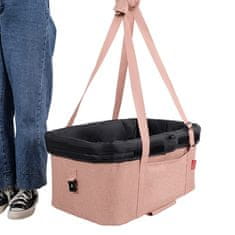 Ibiyaya Ibiyaya Voziček za pse in mačke Cleo Coral Pink FS2191-P