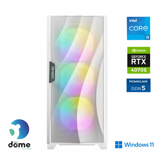 Anni Gamer Extreme namizni računalnik, i5-14600KF, SSD2TB, 32GB, RTX4070S, W11H (ATPII-G8-1028-W)
