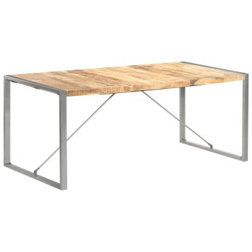 Vidaxl Jedilna miza 180x90x75 cm trden robusten mangov les
