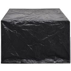 Vidaxl Pokrivalo za vrtno pohištvo 2 kosa z 8 obročki 113x113cm