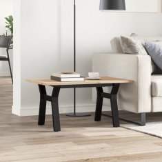 Vidaxl vidaXL Klubska mizica z nogami v obliki črke Y 80x50x40 cm