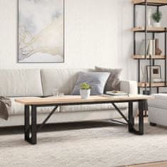 Vidaxl vidaXL Klubska mizica s kvadratnimi nogami, 160x40x45,5 cm