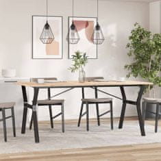 Vidaxl vidaXL Jedilna miza z nogami v obliki črke Y 180x90x75 cm