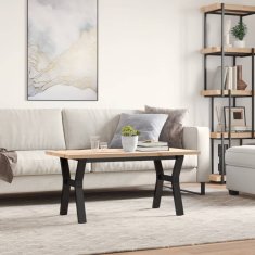 Vidaxl vidaXL Klubska mizica z nogami v obliki črke Y 100x50x45,5 cm
