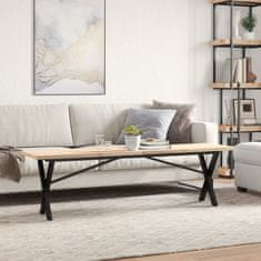 Vidaxl vidaXL Klubska mizica z nogami v obliki črke X 160x40x45,5 cm
