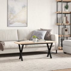 Vidaxl vidaXL Klubska mizica z nogami v obliki črke X 110x40x45 cm