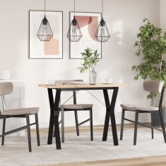 Vidaxl vidaXL Jedilna miza z nogami v obliki črke Y 100x50x75,5 cm