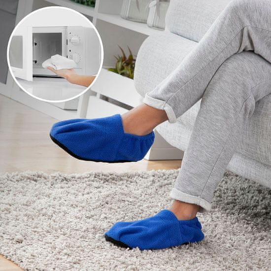 InnovaGoods Grelni copati za mikrovalovno pečico InnovaGoods Blue