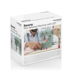UNBRANDED Mini Portable Sewing Machine with LED, Thread Cutter and Accessories Sewny InnovaGoods 
