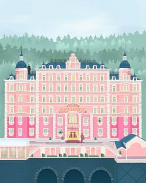 Pelcasa The Grand Budapest Hotel - 70x100 cm