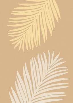 Pelcasa Leaves Yellow - 50x70 cm