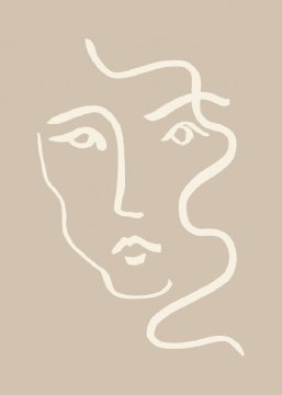 Pelcasa Portrait 04 Gray - 50x70 cm