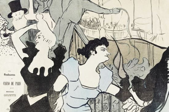Pelcasa Les Reodutes Du Casino De Paris(1892) - 50x70 cm