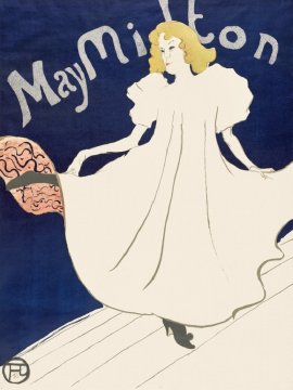 Pelcasa May Milton Poster(1895) - 50x70 cm