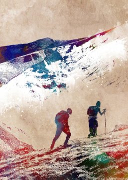Pelcasa Mountaineers Sport Art 1 - 30x40 cm