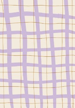 Pelcasa Lilac Grid - 70x100 cm