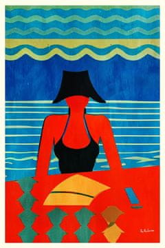 Pelcasa Reading, Swimming And You - 70x100 cm