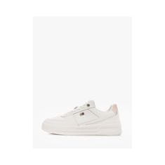 Tommy Hilfiger Čevlji bela 38 EU Flag Basket