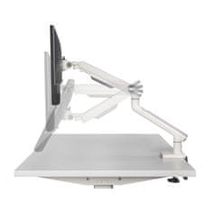 ART Stojalo za monitor LED/LCD 17-32" z gasilno pomočjo, 2x USB 3.0, belo