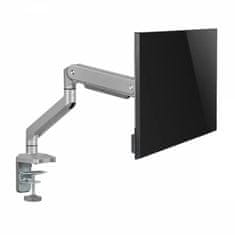 Ergo Office Ergo Office Aluminij Monitor Nosilec z Plinskim Pomikom, Dvojna Roka, VESA 75x75/100x100, 17"-32" 10 kg Srebrn, ER-447