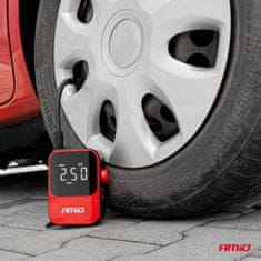 AMIO Brezžični zračni kompresor z digitalnim manometrom - Powerbank