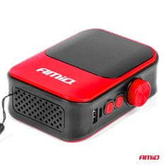 AMIO Brezžični zračni kompresor z digitalnim manometrom - Powerbank