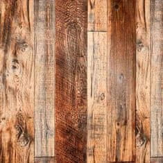 Netscroll Večnamenske samolepilne nalepke, samolepilna tapeta z izgledom naravnega lesa, elegantni design, 300x45 cm, odporne na vodo, vlago in madeže, enostavno čiščenje, za stene in pohištvo, VintageWall