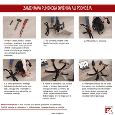 Ergoles Dvižnik za stol - 220 konus