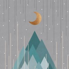Pelcasa Moon A Mountains Mint Green - 70x100 cm 
