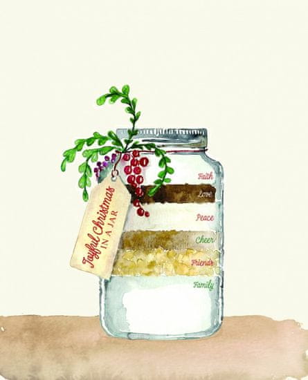 Pelcasa Joyful Christmas In A Jar - 70x100 cm