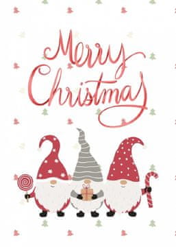 Pelcasa Merry Christmas Gnomes - 70x100 cm