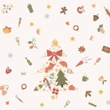Pelcasa Noel Decorations - 30x40 cm