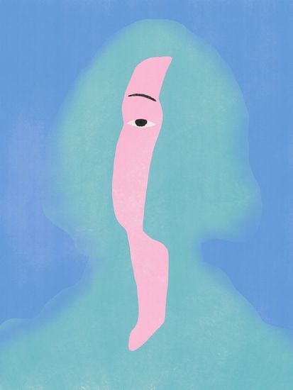 Pelcasa From Within In Pink - 50x70 cm