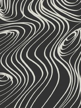 Pelcasa Black And White Line Art Third - 30x40 cm