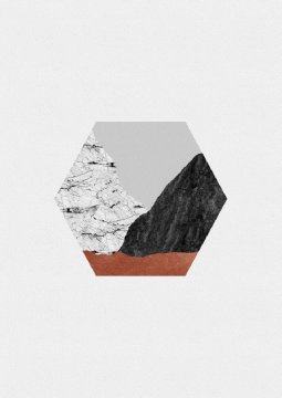 Pelcasa Copper Geometric I - 30x40 cm