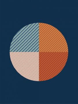 Pelcasa 3X4 Aspectratiobluerust46 - 21x30 cm