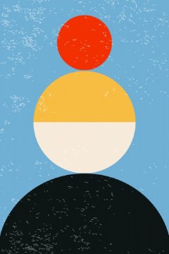 Pelcasa Minimal Shapes Series 12 - 70x100 cm