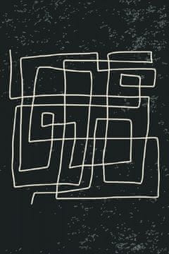 Pelcasa Black And White Lines 4 - 70x100 cm