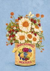 Pelcasa Flowers In A Vinatge Tea Can - 70x100 cm 