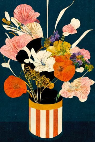 Pelcasa Flowers At Night - 30x40 cm