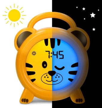 shumee Nočna lučka z budilko, trener spanja Alecto BC100TIGER