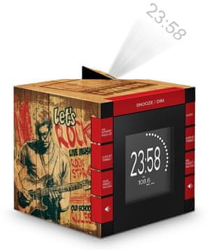 Bigben Bigben RR70PROCKWOOD - Radioura s projekcijo in digitalnim FM sprejemnikom